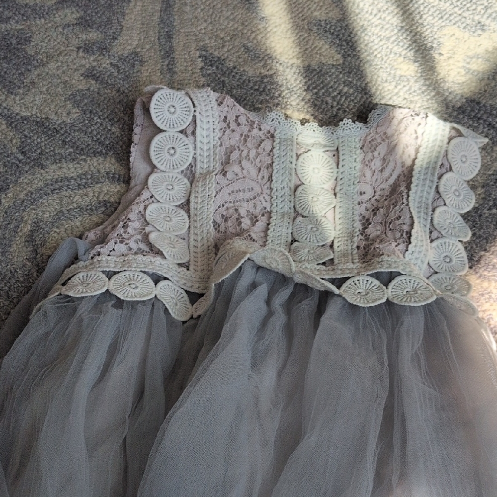 Elegant Lace and Tulle Dress